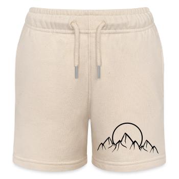 berge natur - Kinder Organic Joggingshorts Mini Bolter von Stanley/Stella - Natur - Vorne