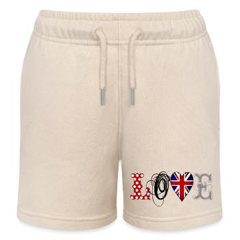 Love UK Black - Kinder Organic Joggingshorts Mini Bolter von Stanley/Stella - Natur - Vorne