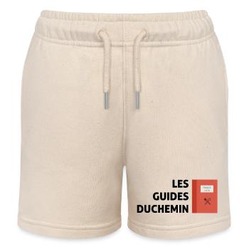 Les Guides Duchemin - Short de jogging enfant bio Stanley/Stella - écru doux - Devant