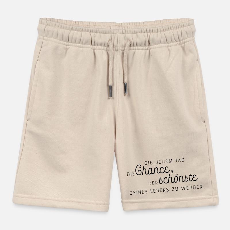 Abstract color explosion on canvas Kids Organic Sweat Shorts by Stanley/Stella