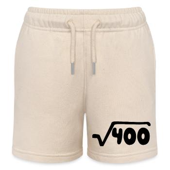 20e anniversaire - Anniversaire - Short de jogging enfant bio Stanley/Stella - écru doux - Devant