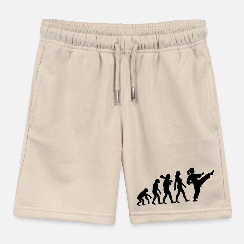 Karate Evolution Kids Organic Sweat Shorts by Stanley/Stella
