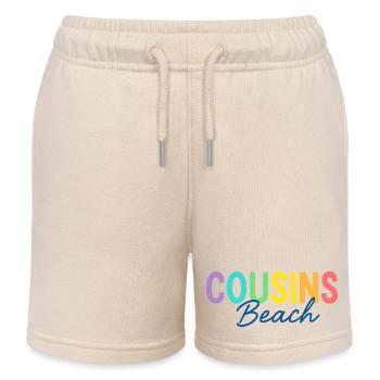 Cousins Beach – Colorful Summer - Kinder Organic Joggingshorts Mini Bolter von Stanley/Stella - Natur - Vorne