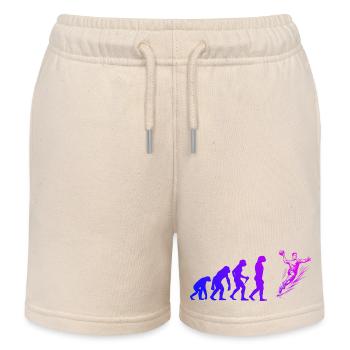 Handball Love to Wear pour les hommes - Short de jogging enfant bio Stanley/Stella - écru doux - Devant
