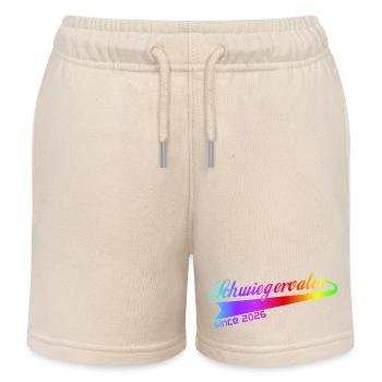 Schwiegervater 2026, bester Schwiegervati ever - Kinder Organic Joggingshorts Mini Bolter von Stanley/Stella - Natur - Vorne