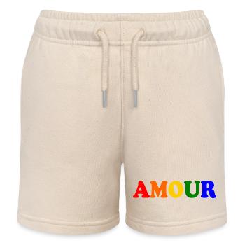 Amour - Kinder Organic Joggingshorts Mini Bolter von Stanley/Stella - Natur - Vorne