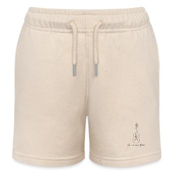 Ich und meine Gitarre - Kinder Organic Joggingshorts Mini Bolter von Stanley/Stella - Natur - Vorne
