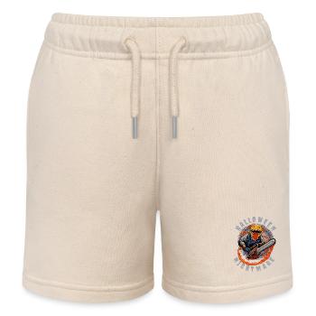 HALLOWEEN NIGHTMARE !! - Kids Organic Sweat Shorts by Stanley/Stella - soft Ecru - Front