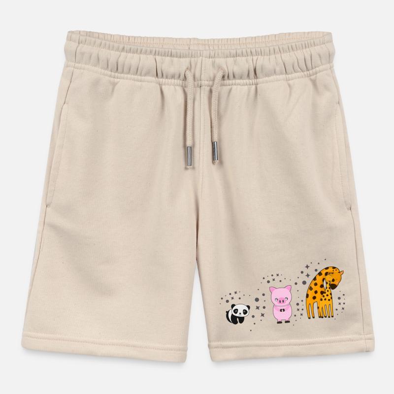 Evolution - Animals Kids Organic Sweat Shorts by Stanley/Stella