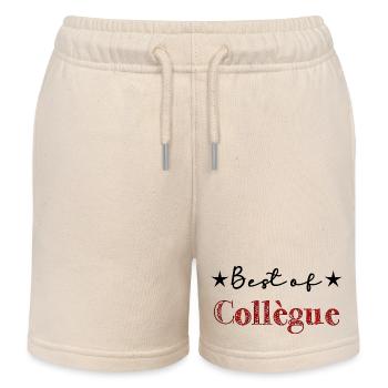 RUHESTAND. GLÜCKLICHER RUHESTAND. GLÜCKLICHER RÜCKZUGSORT - Kinder Organic Joggingshorts Mini Bolter von Stanley/Stella - Natur - Vorne