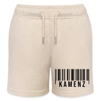 Kamenz Strichcode - Kinder Organic Joggingshorts Mini Bolter von Stanley/Stella - Natur - Vorne