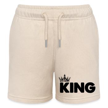 Roi - Short de jogging enfant bio Stanley/Stella - écru doux - Devant