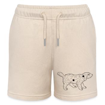 Constellation - Short de jogging enfant bio Stanley/Stella - écru doux - Devant