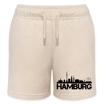 Horizon de Hambourg - Short de jogging enfant bio Stanley/Stella - écru doux - Devant