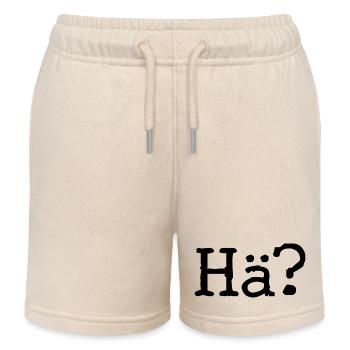 Hä? - Fragezeichen - Ausspruch - Frage - Kinder Organic Joggingshorts Mini Bolter von Stanley/Stella - Natur - Vorne