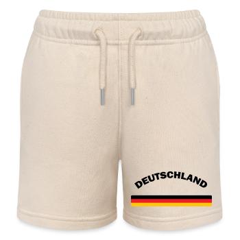 Deutschland - Short de jogging enfant bio Stanley/Stella - écru doux - Devant