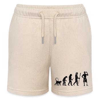 Entwicklung des Eiscreme Liebhabers - Kinder Organic Joggingshorts Mini Bolter von Stanley/Stella - Natur - Vorne