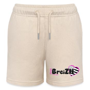 Breizh La Bretagne Coton Bio - Short de jogging enfant bio Stanley/Stella - écru doux - Devant