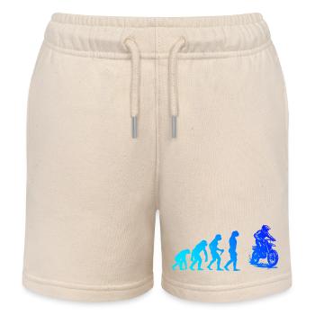 Un incontournable pour le vrai motocross - Short de jogging enfant bio Stanley/Stella - écru doux - Devant