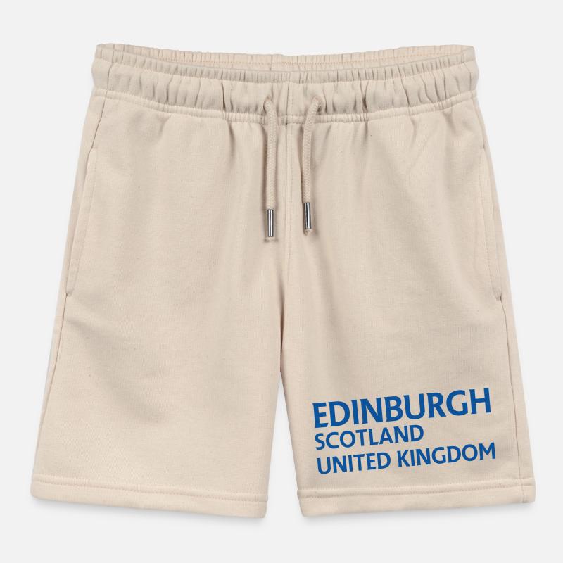 Édimbourg – Écosse Textdesign Short de jogging enfant bio Stanley/Stella
