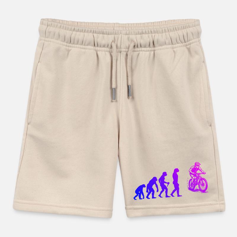 Conception simple et intemporelle du VTT Short de jogging enfant bio Stanley/Stella