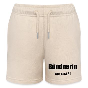 La femme des Grisons était Sust Design - Short de jogging enfant bio Stanley/Stella - écru doux - Devant