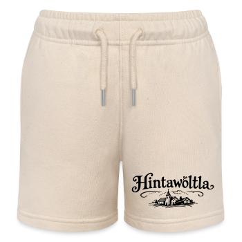 Hintawötla - Kids Organic Sweat Shorts by Stanley/Stella - soft Ecru - Front
