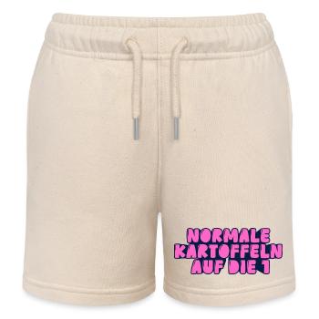 normale Kartoffeln auf die 1 - Kinder Organic Joggingshorts Mini Bolter von Stanley/Stella - Natur - Vorne