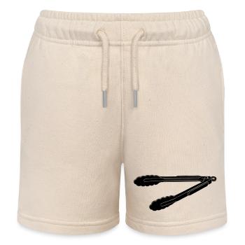 Silhouette des pinces barbecue - Short de jogging enfant bio Stanley/Stella - écru doux - Devant