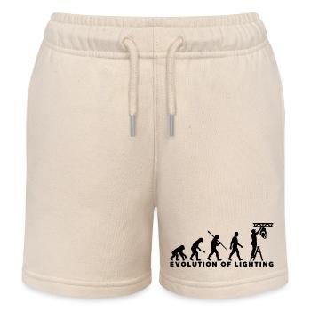 Evolution of Lighting – Veranstaltungstechnik - Kinder Organic Joggingshorts Mini Bolter von Stanley/Stella - Natur - Vorne