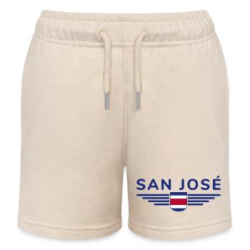 San José T-Shirt – Costa Rica Vibes - Kinder Organic Joggingshorts Mini Bolter von Stanley/Stella - Natur - Vorne