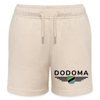 Dodoma Design pour les fans de Tanzanie - Short de jogging enfant bio Stanley/Stella - écru doux - Devant