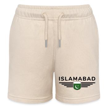 Islamabad Design – Hauptstadt-Stil - Kinder Organic Joggingshorts Mini Bolter von Stanley/Stella - Natur - Vorne