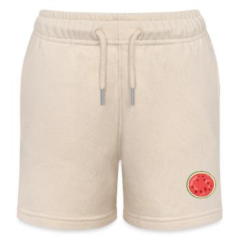 Früchtchen - Wassermelone - Kinder Organic Joggingshorts Mini Bolter von Stanley/Stella - Natur - Vorne