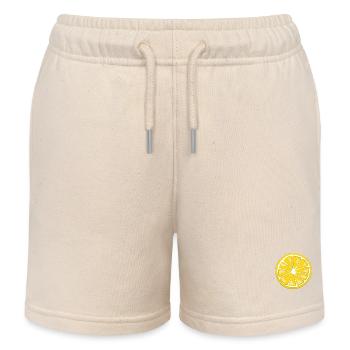 Fruit - Citron - Short de jogging enfant bio Stanley/Stella - écru doux - Devant