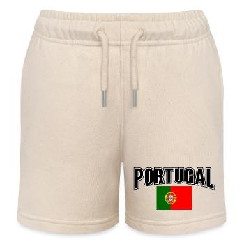 Portugal - Kinder Organic Joggingshorts Mini Bolter von Stanley/Stella - Natur - Vorne
