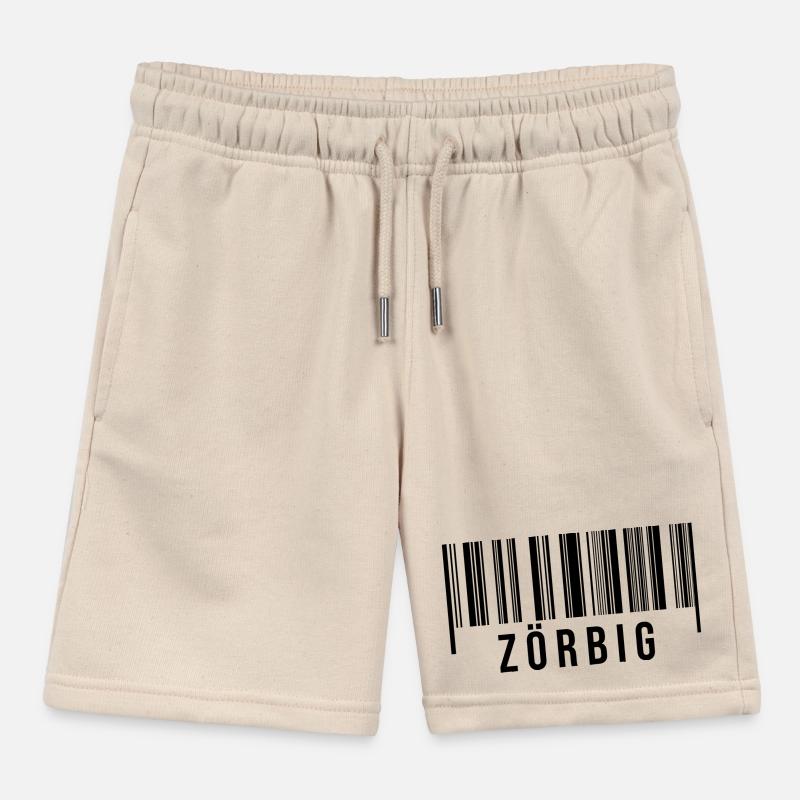 Zörbig Strichcode Kinder Organic Joggingshorts Mini Bolter von Stanley/Stella