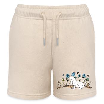 Chien - Short de jogging enfant bio Stanley/Stella - écru doux - Devant