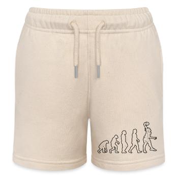 Basketball Basketballspieler Basketballteam - Kinder Organic Joggingshorts Mini Bolter von Stanley/Stella - Natur - Vorne