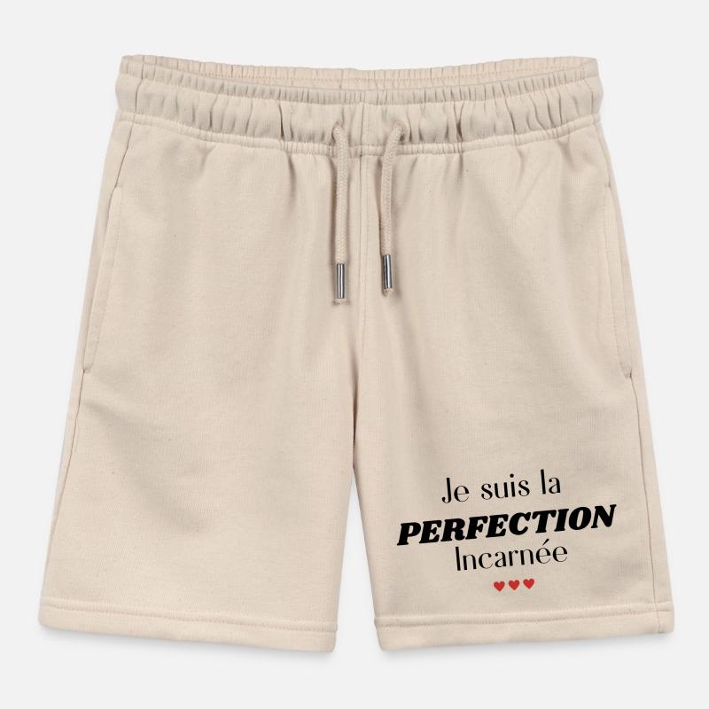 Ich bin die fleischgewordene Perfektion Kinder Organic Joggingshorts Mini Bolter von Stanley/Stella
