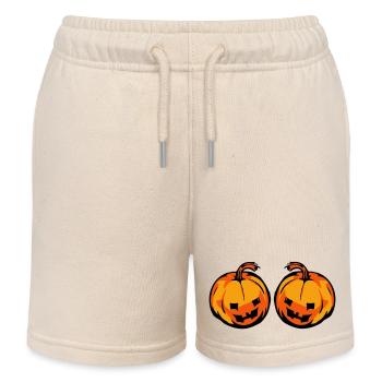 Citrouille 2 - Short de jogging enfant bio Stanley/Stella - écru doux - Devant