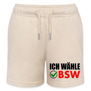 ich wähle bsw - Kinder Organic Joggingshorts Mini Bolter von Stanley/Stella - Natur - Vorne