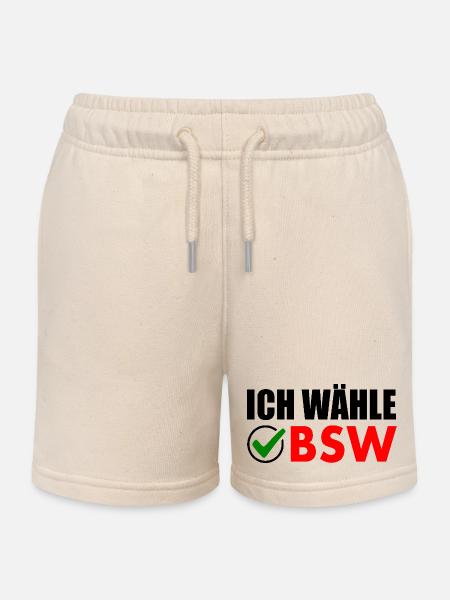 ich wähle bsw - Kinder Organic Joggingshorts Mini Bolter von Stanley/Stella - Natur