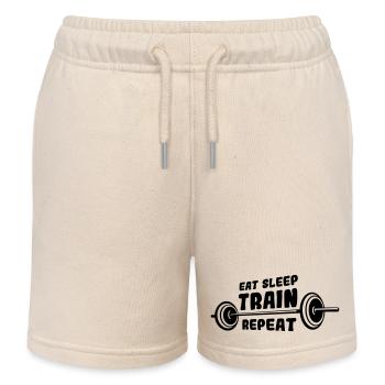 Bodybuilder disant - Short de jogging enfant bio Stanley/Stella - écru doux - Devant
