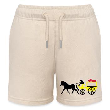 postkutsche post transport - Kinder Organic Joggingshorts Mini Bolter von Stanley/Stella - Natur - Vorne