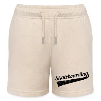 Skateboarding - Kids Organic Sweat Shorts by Stanley/Stella - soft Ecru - Front