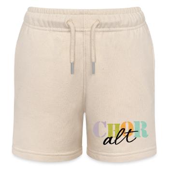 Chor Alt - Kinder Organic Joggingshorts Mini Bolter von Stanley/Stella - Natur - Vorne