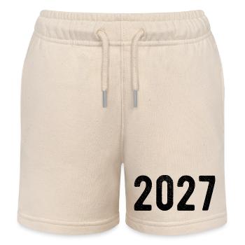 2027 - Short de jogging enfant bio Stanley/Stella - écru doux - Devant