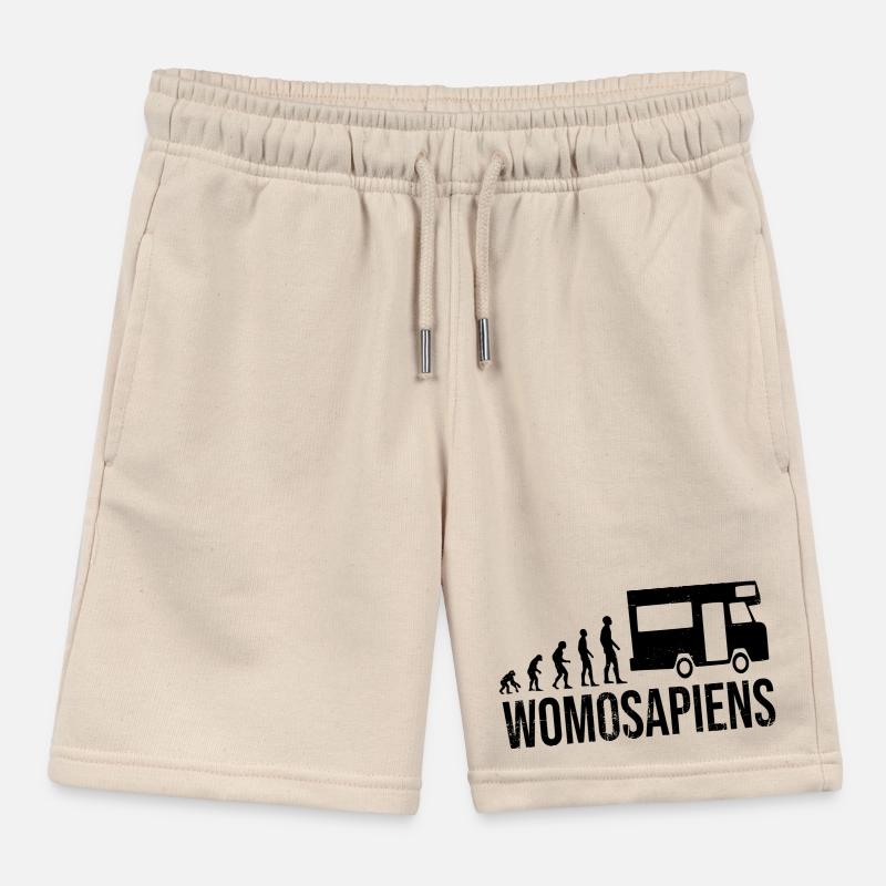 Womosapiens Wohnmobil Evolution Kinder Organic Joggingshorts Mini Bolter von Stanley/Stella