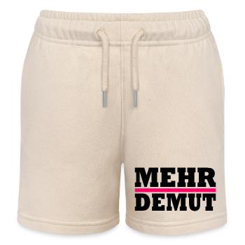 Demut - Kinder Organic Joggingshorts Mini Bolter von Stanley/Stella - Natur - Vorne